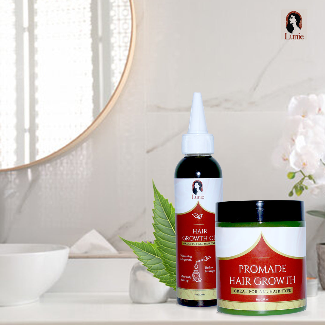 Small Hair Growth Oil & Pomade Set