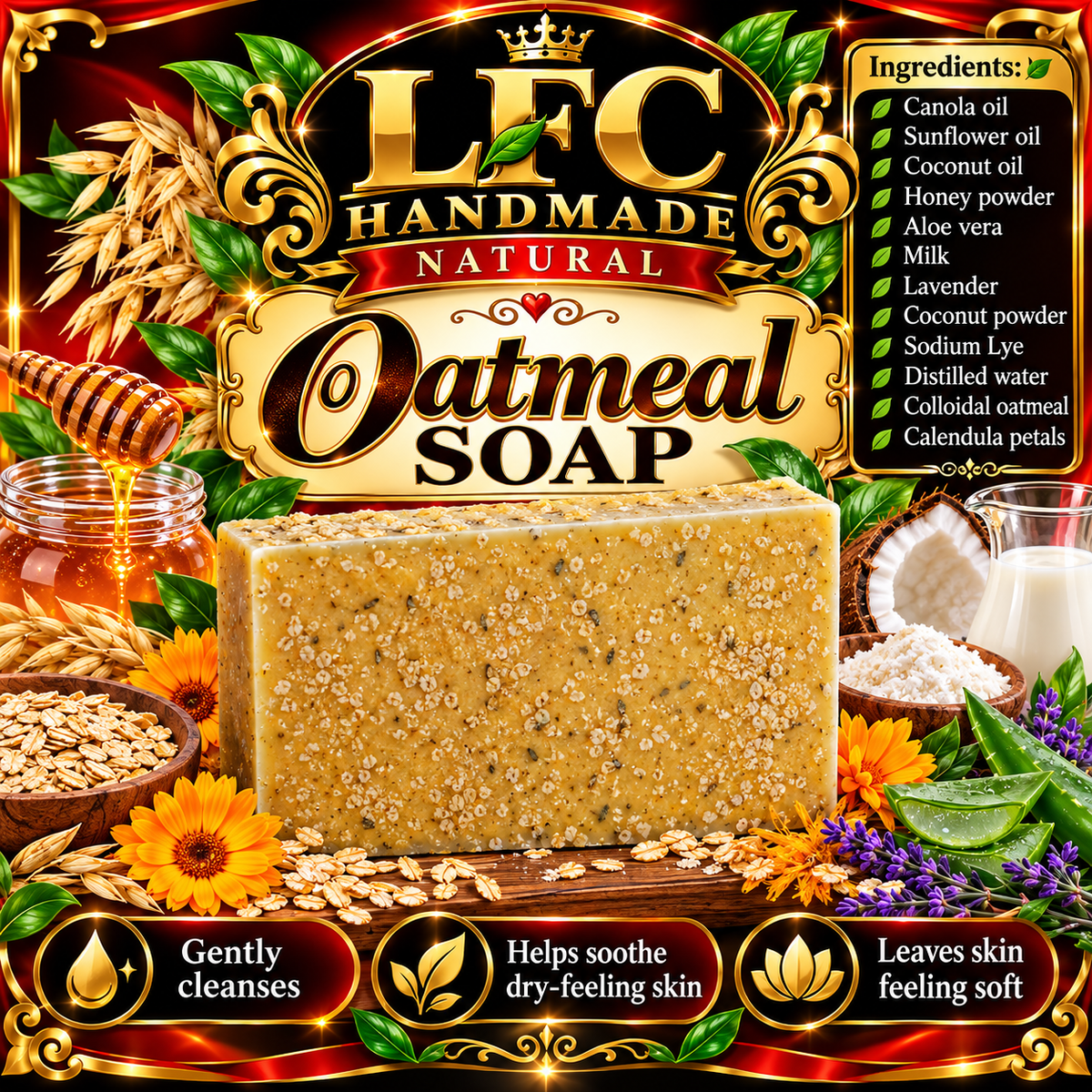 1/oatmeal calendula lavender